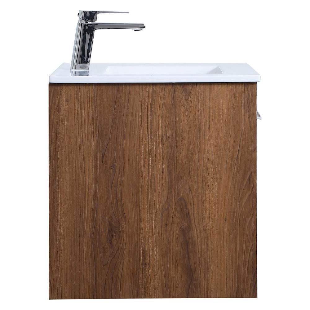 Elegant Bathroom Vanity - Walnut Brown, L 24" (VF43024WB)