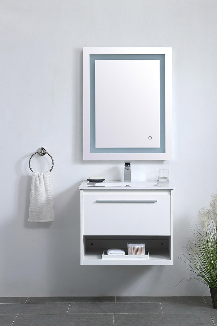 Elegant Bathroom Vanity - White, L 24" (VF43024WH)