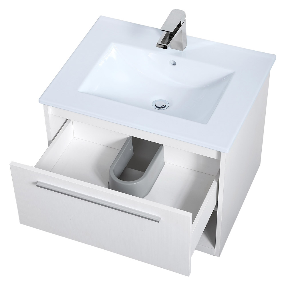 Elegant Bathroom Vanity - White, L 24" (VF43024WH)