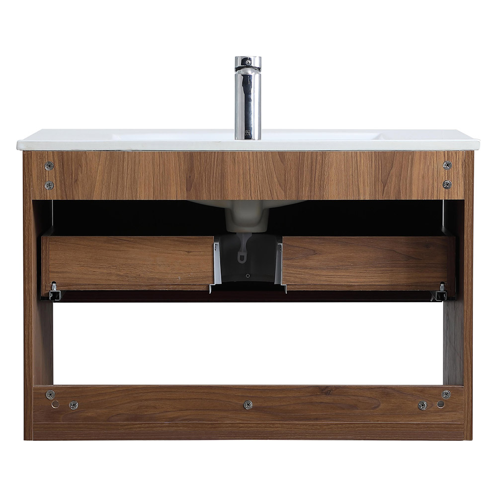 Elegant Bathroom Vanity - Walnut Brown, L 30" (VF43030WB)