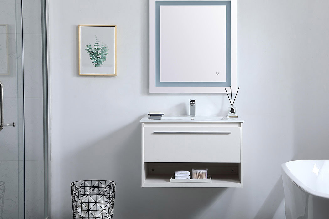 Elegant Bathroom Vanity - White, L 30" (VF43030WH)