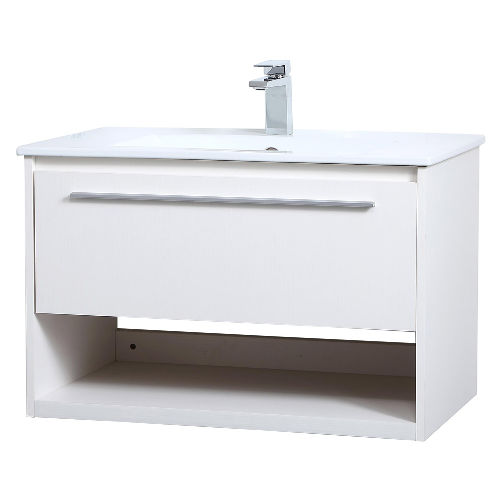 Elegant Bathroom Vanity - White, L 30" (VF43030WH)