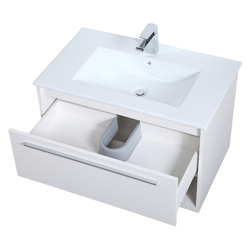 Elegant Bathroom Vanity - White, L 30" (VF43030WH)