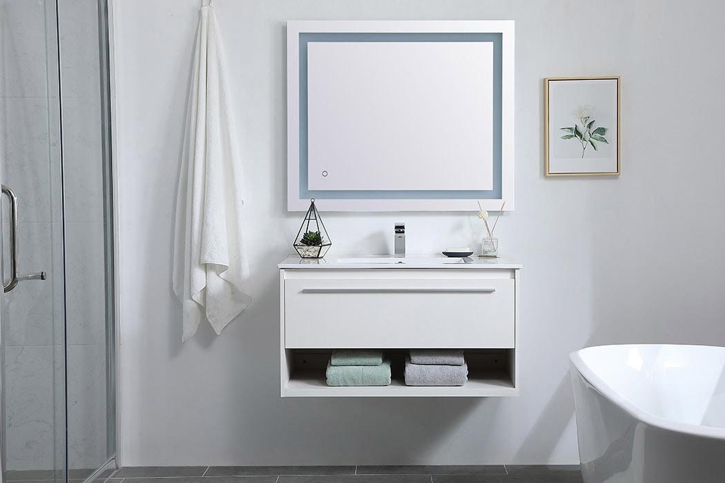 Elegant Bathroom Vanity - White, L 36" (VF43036WH)