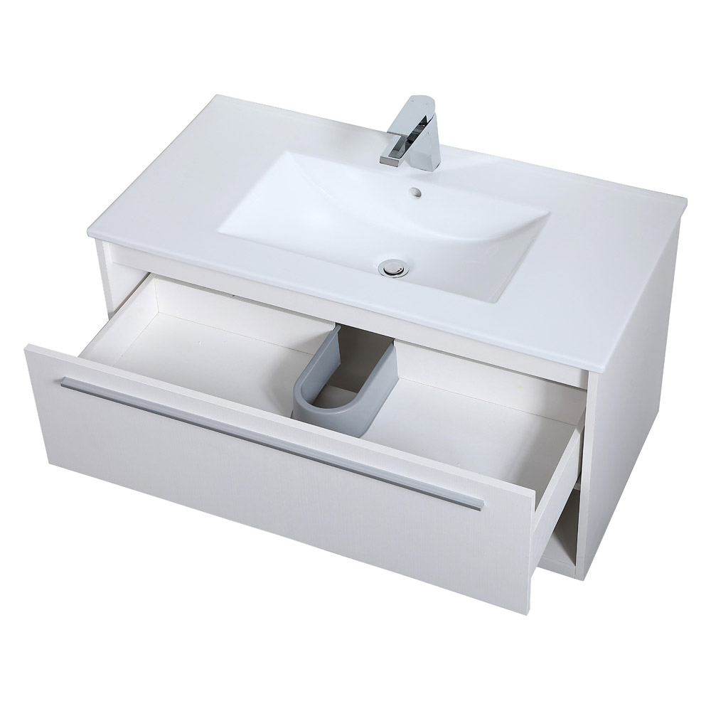 Elegant Bathroom Vanity - White, L 36" (VF43036WH)