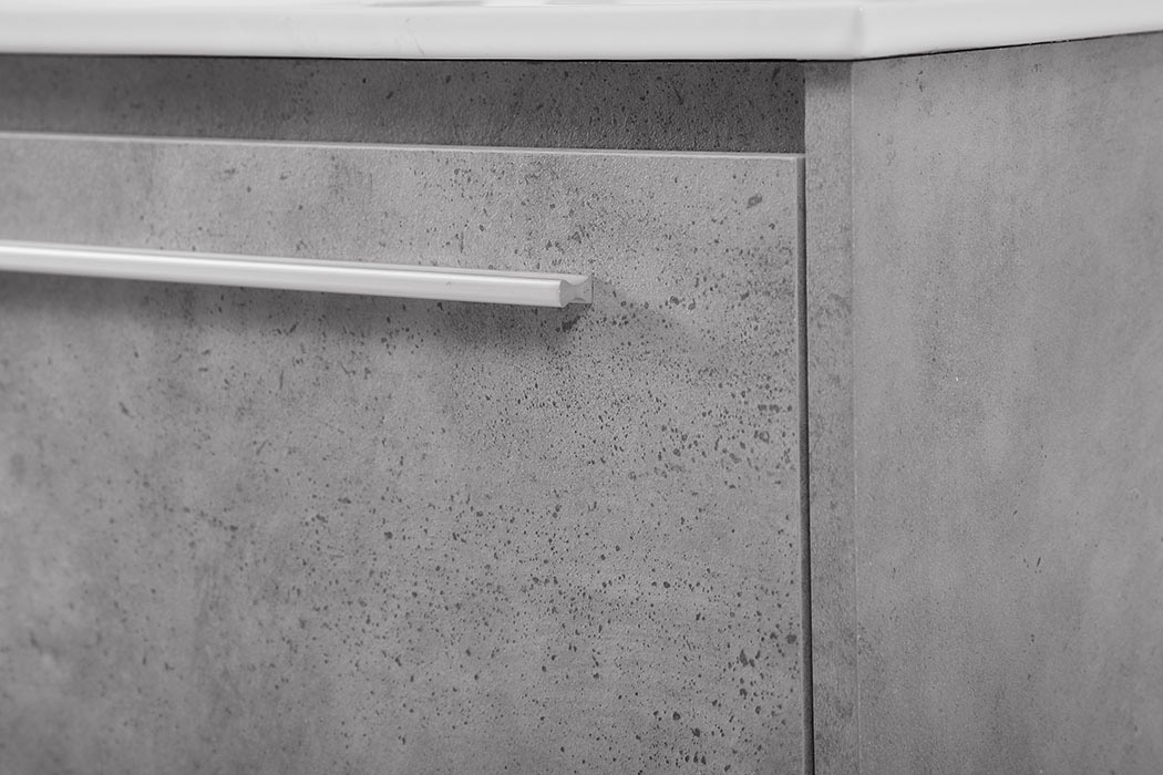 Elegant Bathroom Vanity - Concrete Gray, L 40" (VF43040CG)