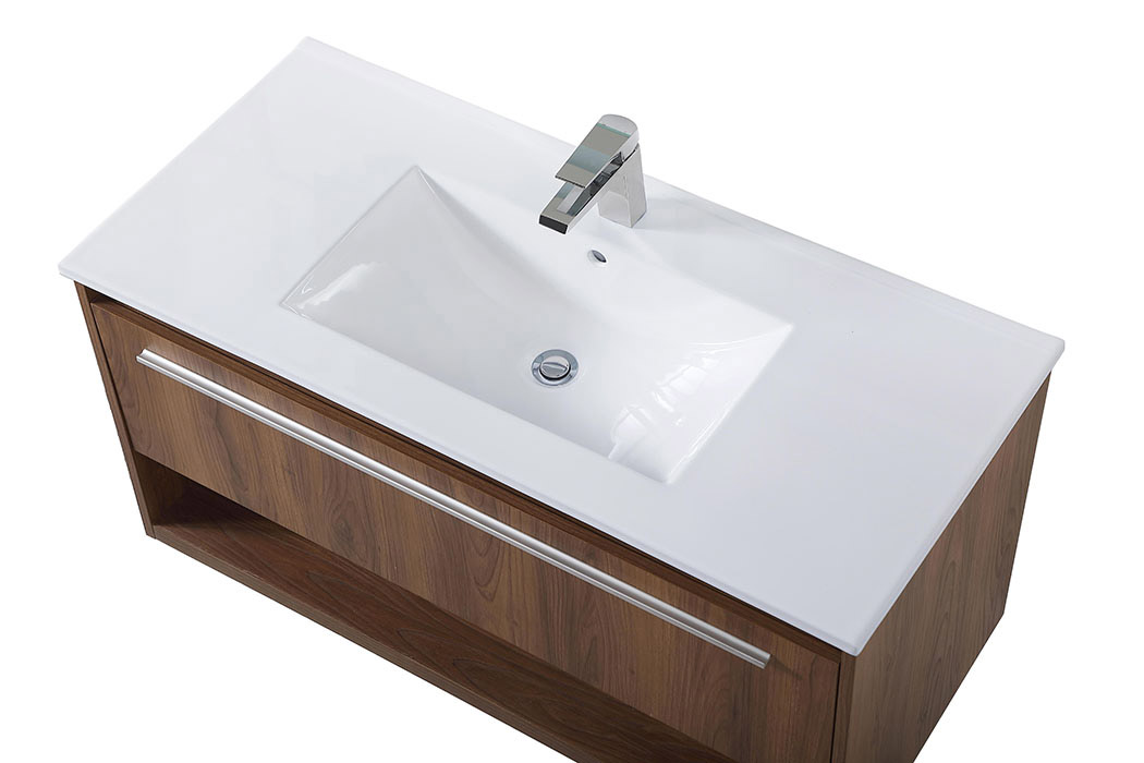 Elegant Bathroom Vanity - Walnut Brown, L 40" (VF43040WB)