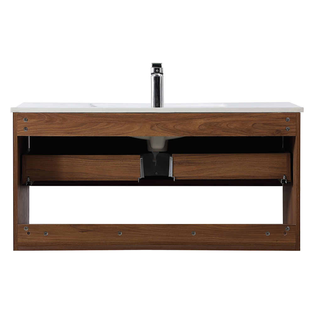 Elegant Bathroom Vanity - Walnut Brown, L 40" (VF43040WB)