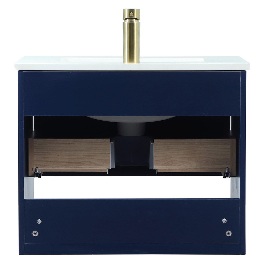 Elegant Bathroom Vanity - Blue (VF43524MBL)