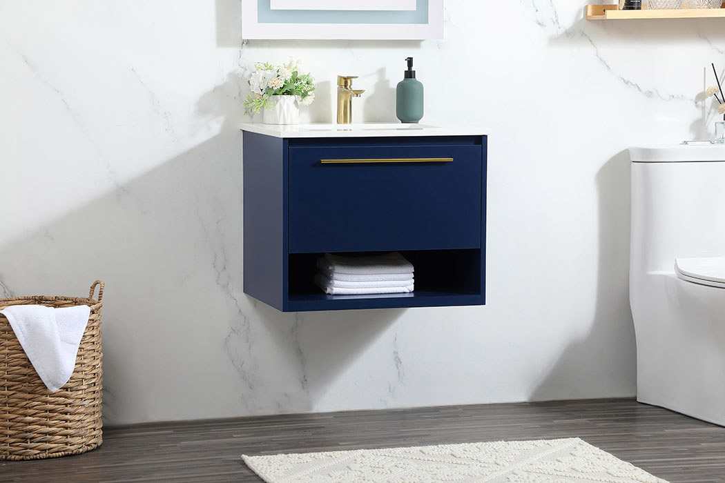 Elegant Bathroom Vanity - Blue (VF43524MBL)