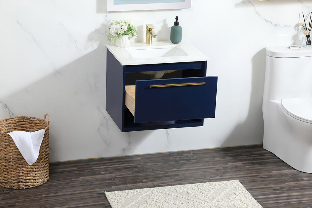 Elegant Bathroom Vanity - Blue (VF43524MBL)