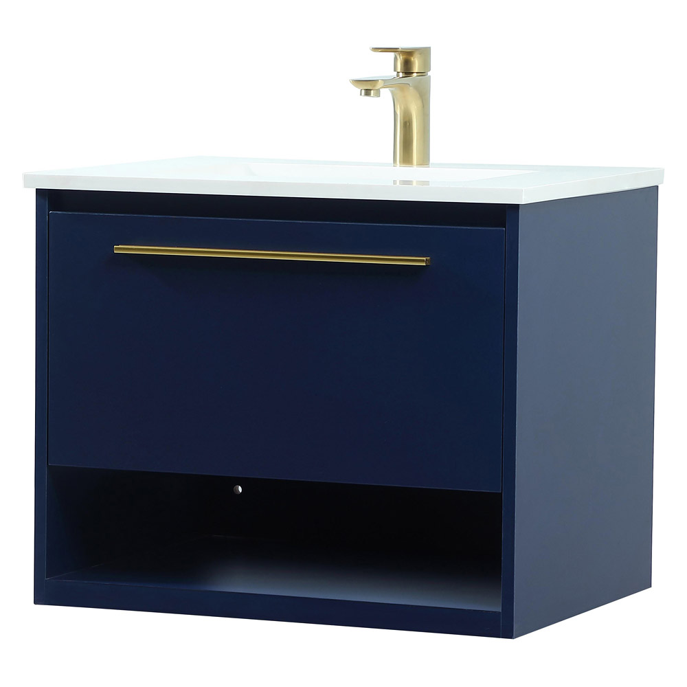 Elegant Bathroom Vanity - Blue (VF43524MBL)