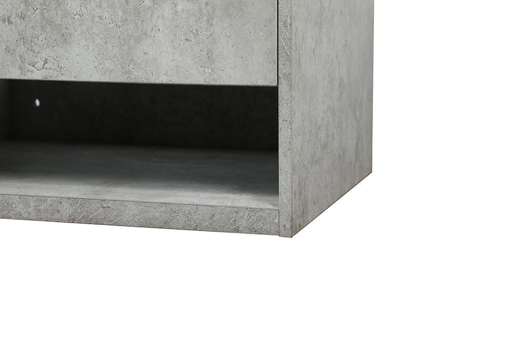 Elegant Bathroom Vanity - Concrete Gray (VF43524MCG)