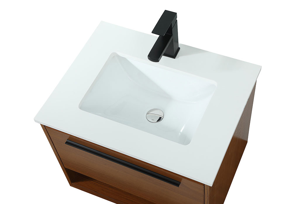 Elegant Bathroom Vanity - Teak (VF43524MTK)