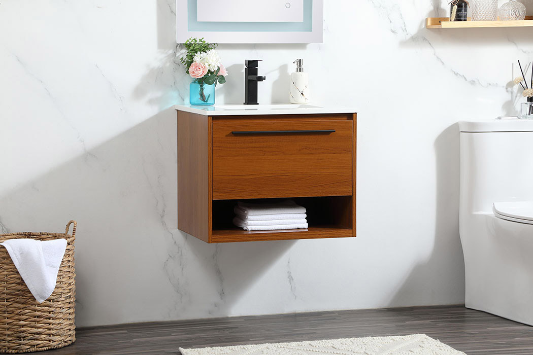 Elegant Bathroom Vanity - Teak (VF43524MTK)