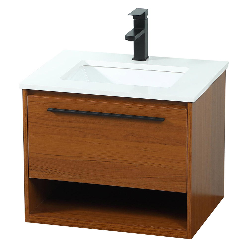 Elegant Bathroom Vanity - Teak (VF43524MTK)