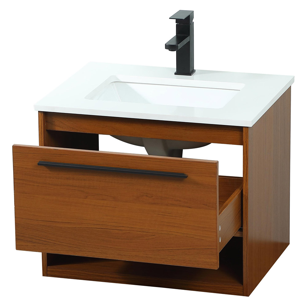 Elegant Bathroom Vanity - Teak (VF43524MTK)