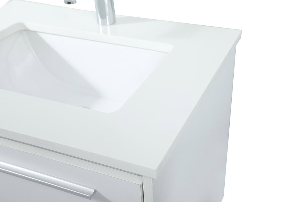 Elegant Bathroom Vanity - White (VF43524MWH)