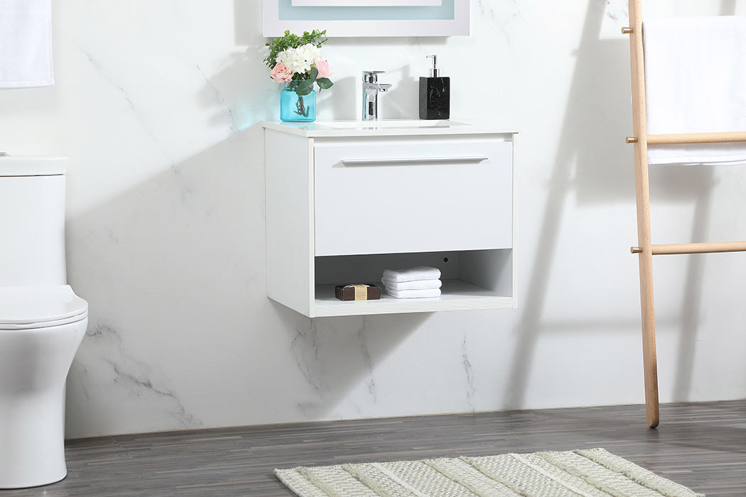 Elegant Bathroom Vanity - White (VF43524MWH)