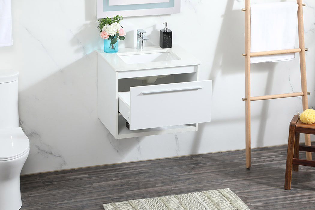 Elegant Bathroom Vanity - White (VF43524MWH)