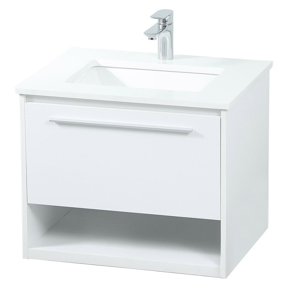 Elegant Bathroom Vanity - White (VF43524MWH)