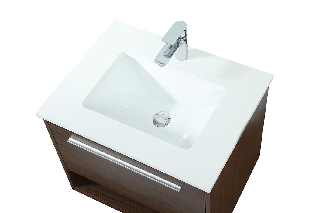 Elegant Bathroom Vanity - Walnut (VF43524MWT)