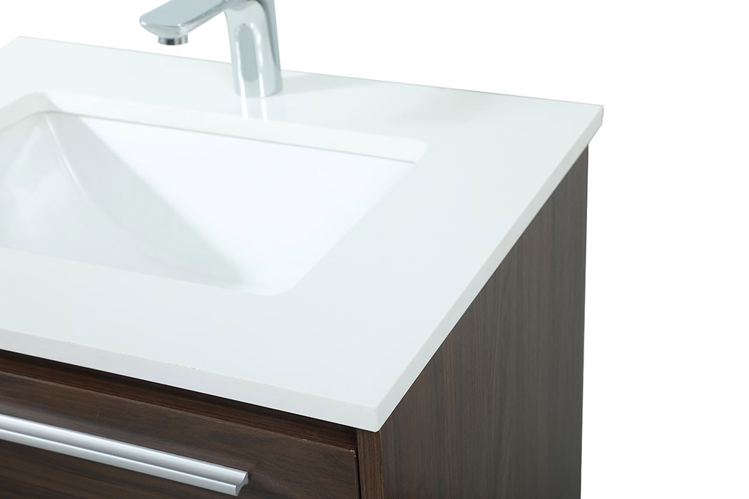 Elegant Bathroom Vanity - Walnut (VF43524MWT)