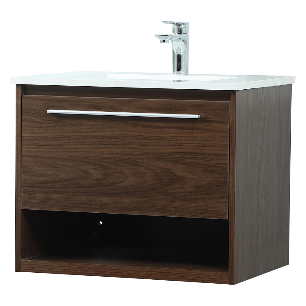 Elegant Bathroom Vanity - Walnut (VF43524MWT)