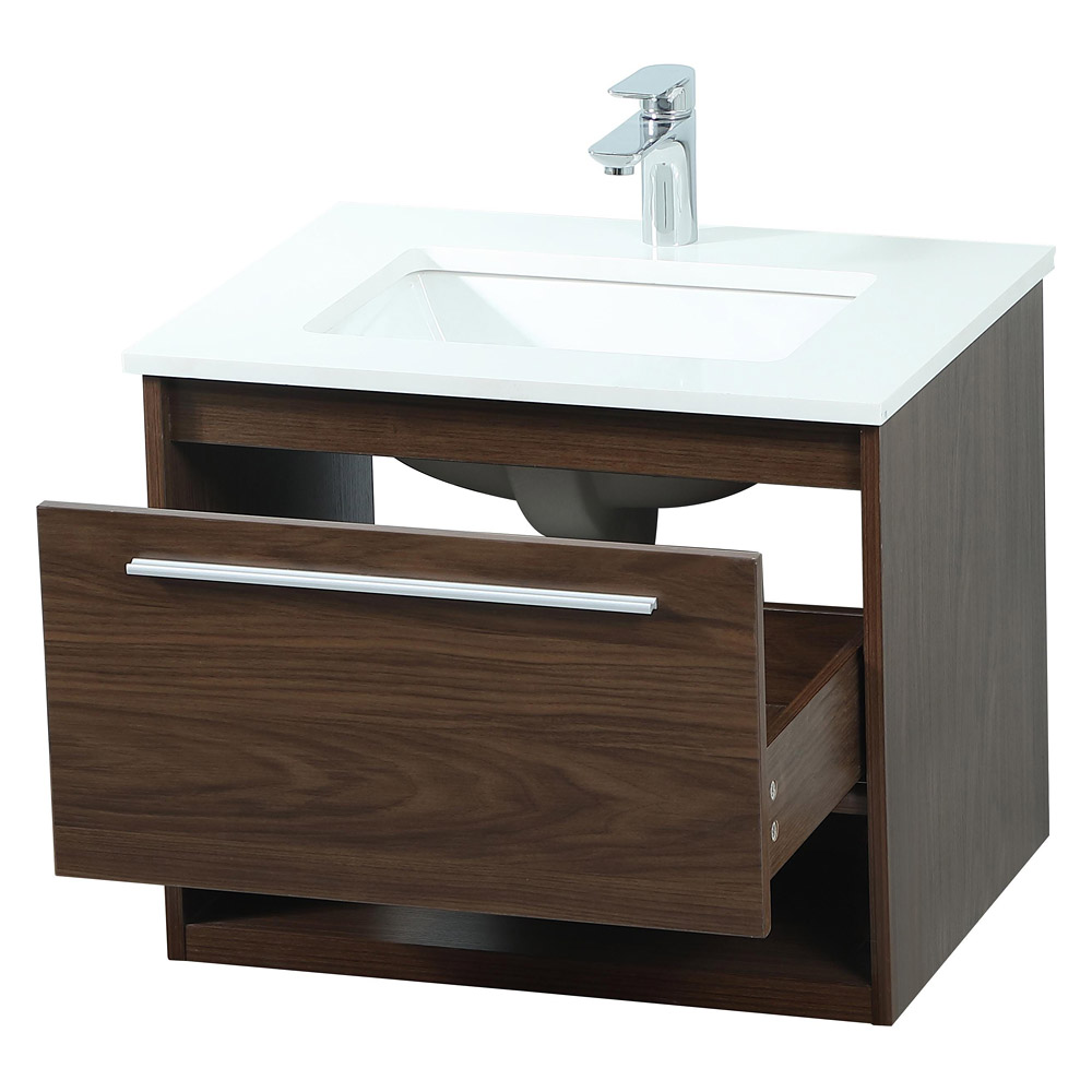 Elegant Bathroom Vanity - Walnut (VF43524MWT)