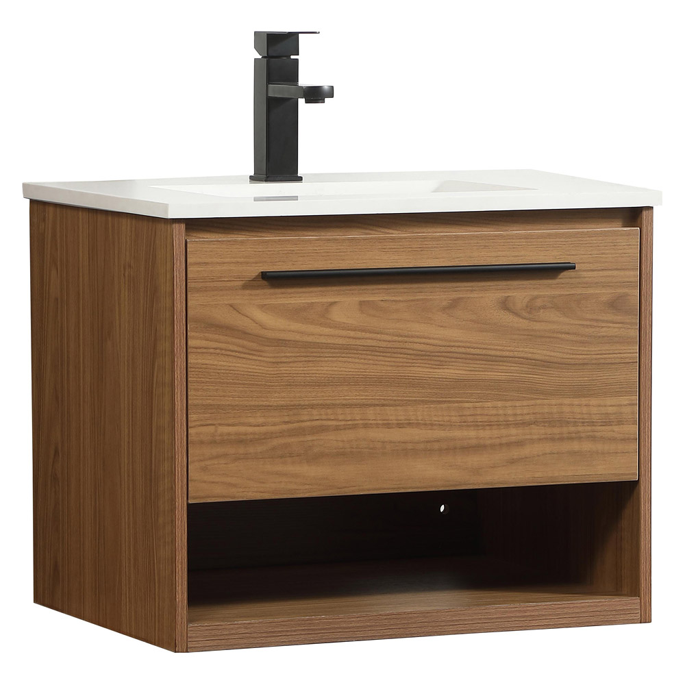 Elegant Bathroom Vanity - Walnut Brown (VF43524WB)