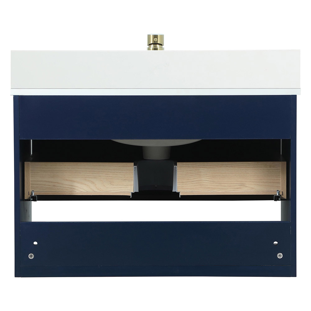 Elegant Bathroom Vanity - Blue (VF43530MBL-BS)