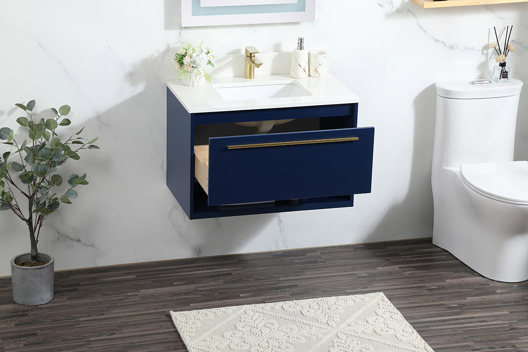 Elegant Bathroom Vanity - Blue (VF43530MBL-BS)