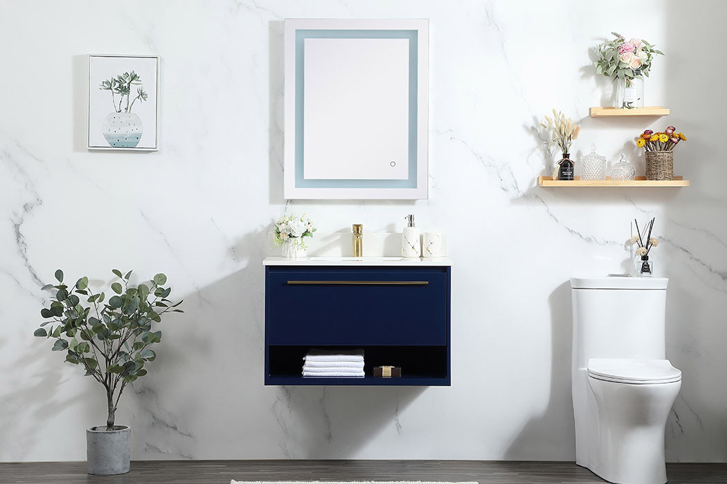 Elegant Bathroom Vanity - Blue (VF43530MBL-BS)