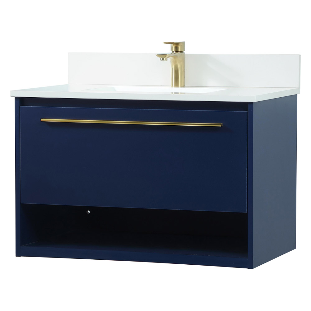 Elegant Bathroom Vanity - Blue (VF43530MBL-BS)