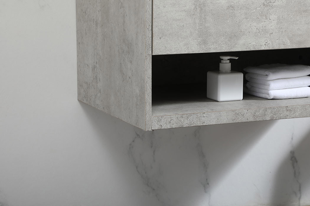 Elegant Bathroom Vanity - Concrete Gray (VF43530MCG-BS)