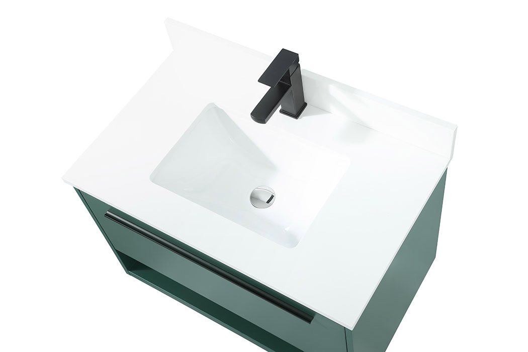 Elegant Bathroom Vanity - Green (VF43530MGN-BS)