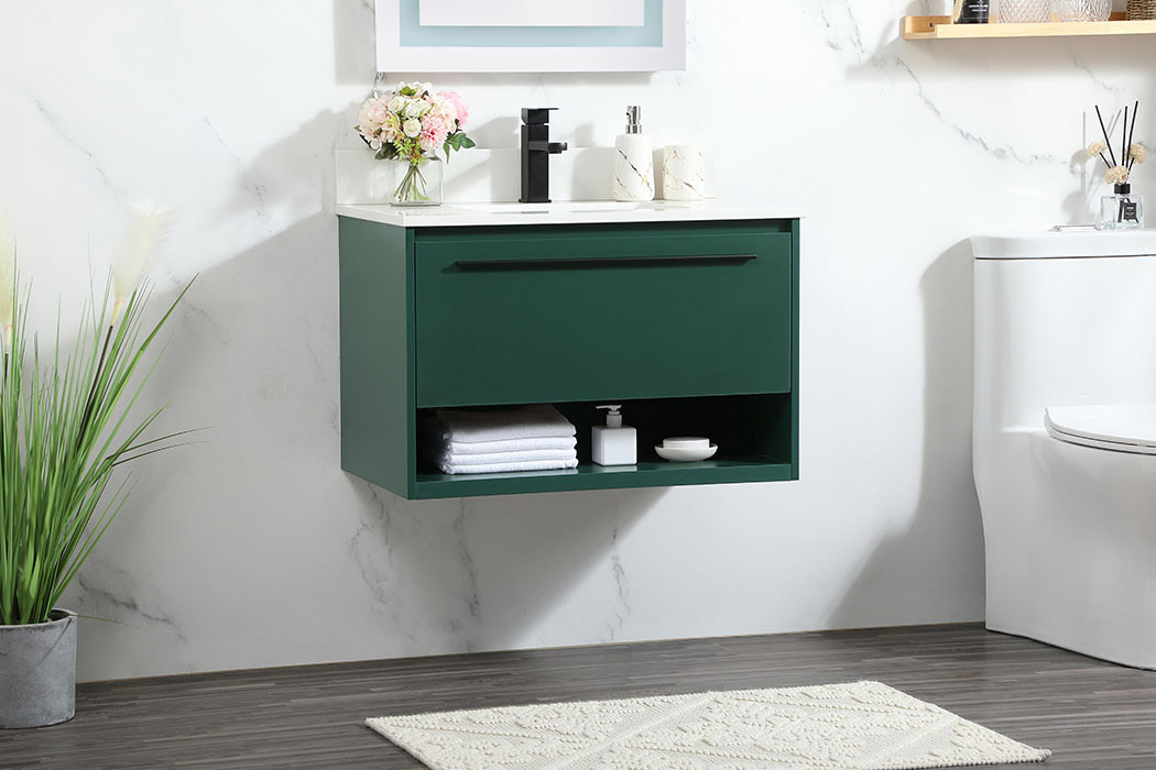 Elegant Bathroom Vanity - Green (VF43530MGN-BS)