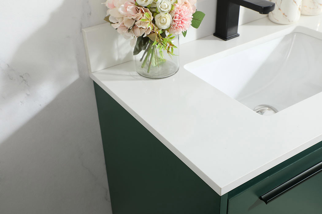 Elegant Bathroom Vanity - Green (VF43530MGN-BS)