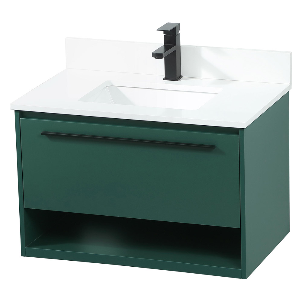 Elegant Bathroom Vanity - Green (VF43530MGN-BS)