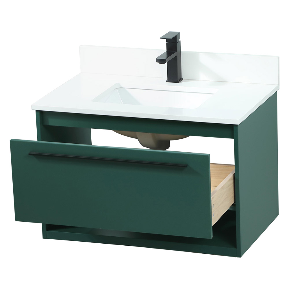 Elegant Bathroom Vanity - Green (VF43530MGN-BS)