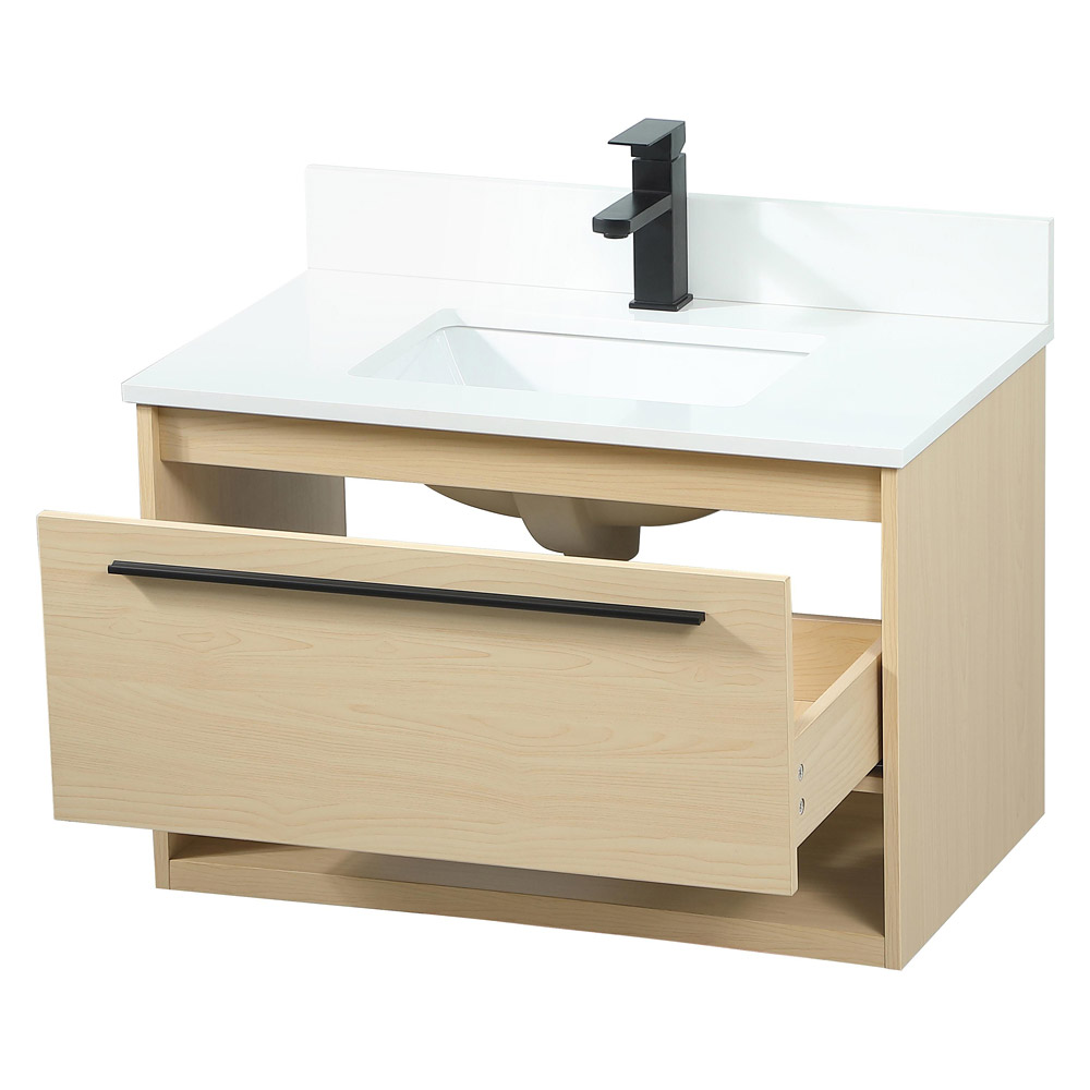 Elegant Bathroom Vanity - Maple (VF43530MMP-BS)