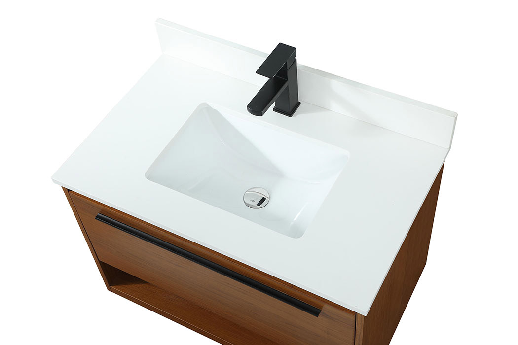 Elegant Bathroom Vanity - Teak (VF43530MTK-BS)