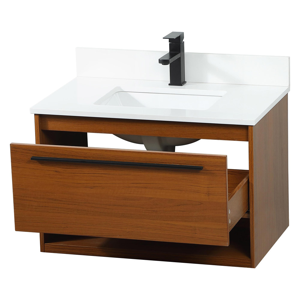 Elegant Bathroom Vanity - Teak (VF43530MTK-BS)