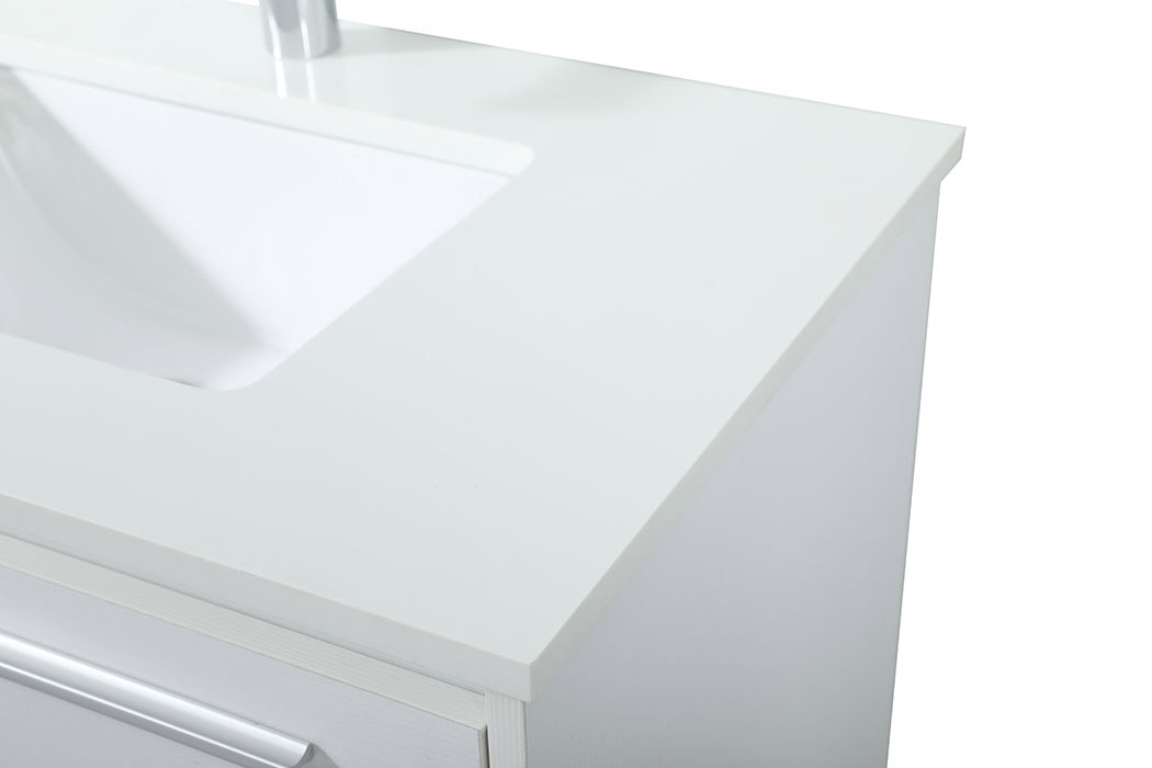 Elegant Bathroom Vanity - White (VF43530MWH)