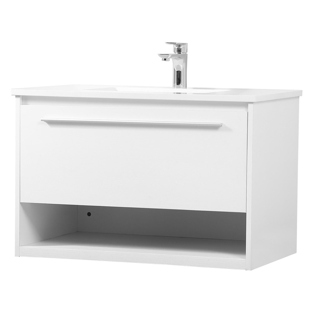 Elegant Bathroom Vanity - White (VF43530MWH)