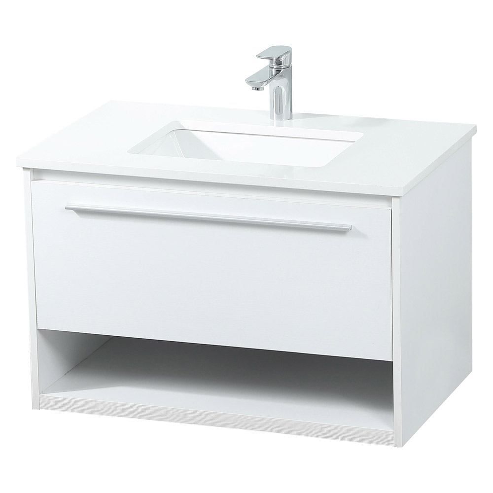 Elegant Bathroom Vanity - White (VF43530MWH)