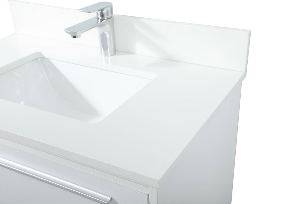 Elegant Bathroom Vanity - White (VF43530MWH-BS)