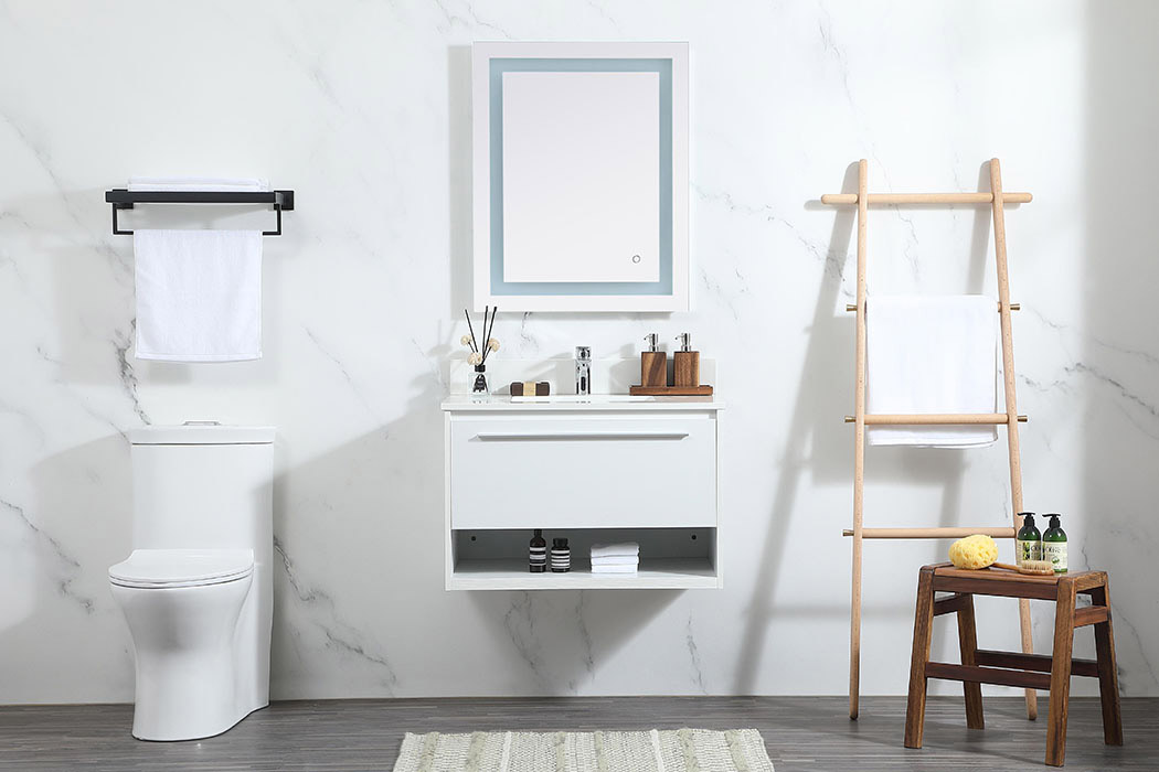 Elegant Bathroom Vanity - White (VF43530MWH-BS)