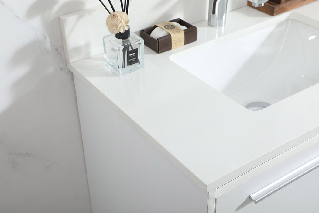 Elegant Bathroom Vanity - White (VF43530MWH-BS)