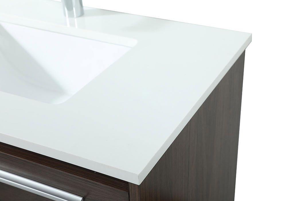 Elegant Bathroom Vanity - Walnut (VF43530MWT)